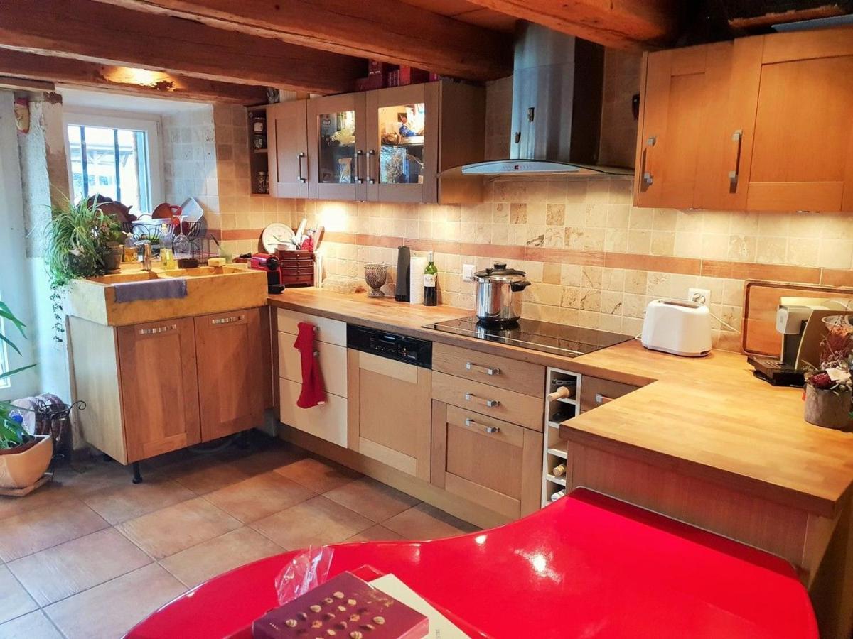 Au Petit Bonheur Bed and Breakfast Courgenay Buitenkant foto